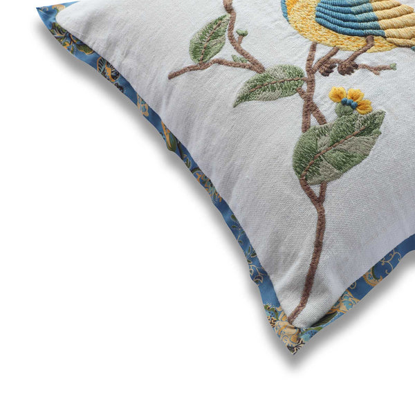 Enara Ivory Multi Cotton Cushion Cover