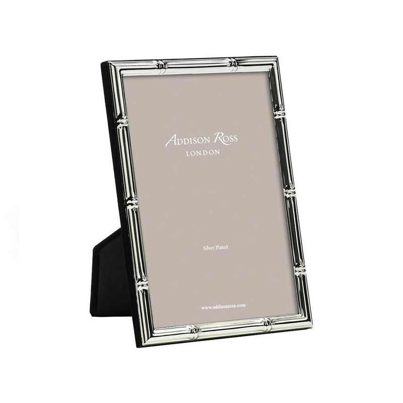 Bamboo Silver Plated Photo Frame