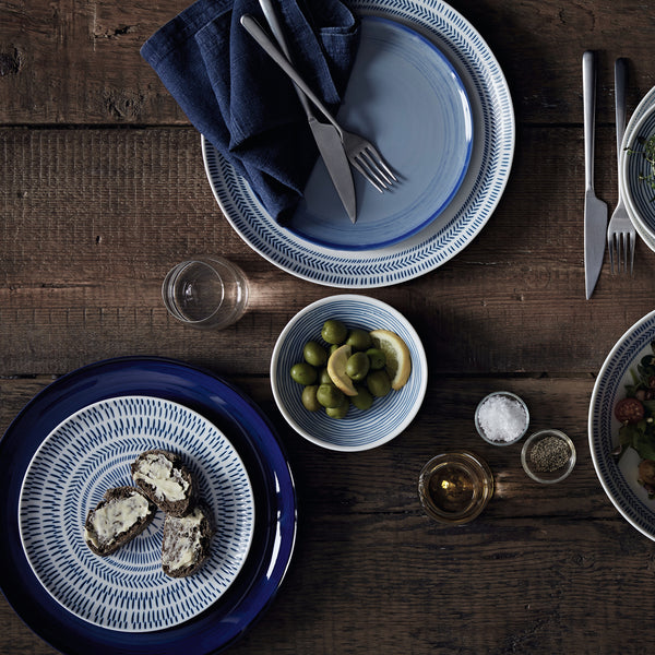 ED Cobalt Blue Chevron Side Plate