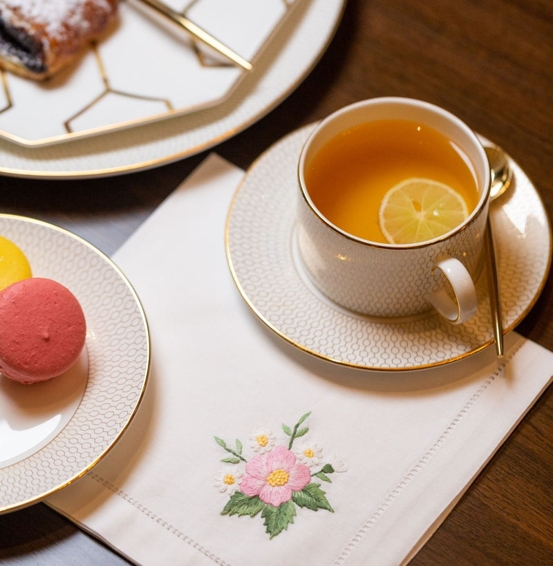 Little Pink Flower Cocktail Napkin