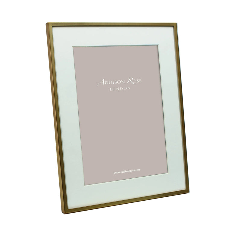 Matte Gold Photo Frame With Mount