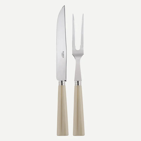 Nature / Carving Set  / Faux Horn