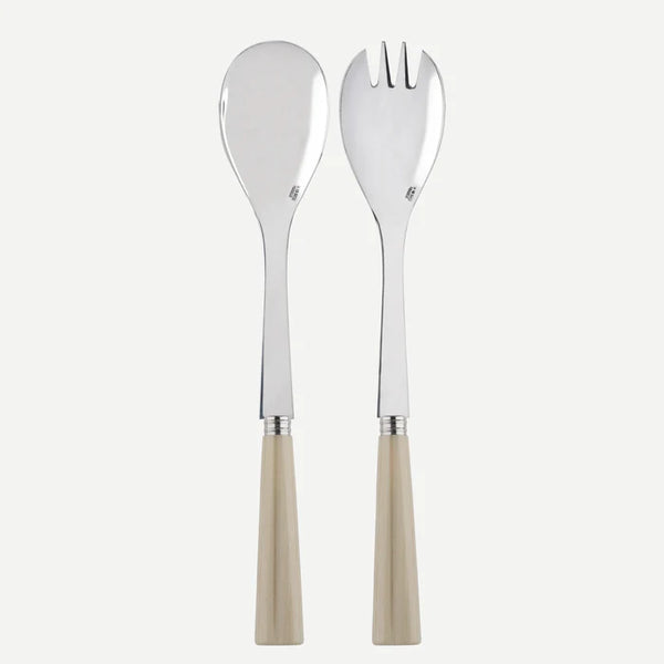 Nature / Salad Cutlery Set  / Faux Horn