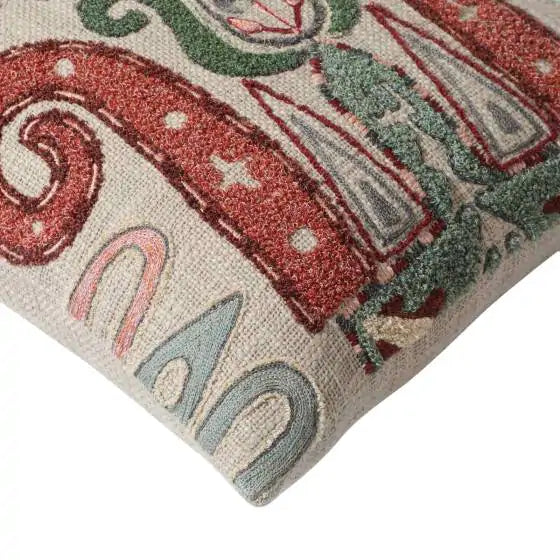 Dargin Cotton Beige Cushion Cover