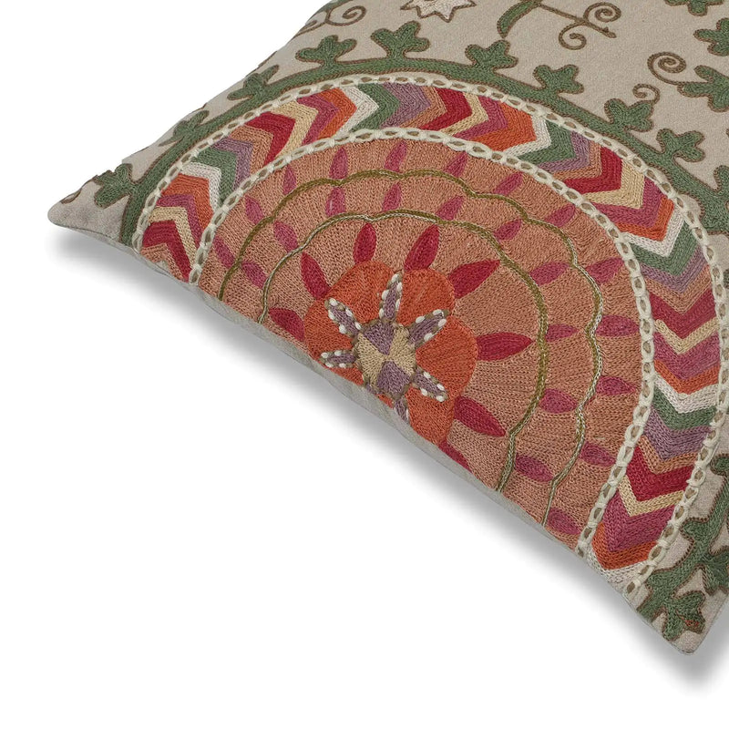 Souk Suzan Cotton Natural Multi Cushion Cover