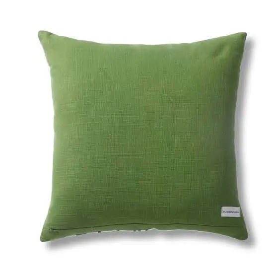 Botanica Fern Linen Ivory Green Flora Cushion Cover