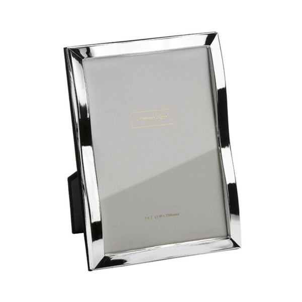 Silver Plate Wave Photo Frame